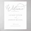 Search for silver welcome wedding signs Minimalist