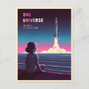 Search for space rocket postcards Sci fi