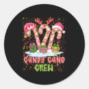 Search for candy cane stickers Santa