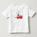 Search for truck toddler tshirts Red fire truck