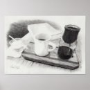 Recherche de dessin crayon noir blanc art Café