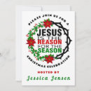 Search for christian seasonal invitations Jesus is the reason