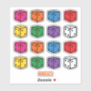 Search for game board stickers Dice