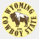 Recherche de wyoming stickers Vintage