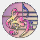 Search for music symbols stickers Sound
