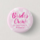 Search for decorated initial buttons Bridesmaid