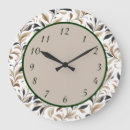 Search for leaf design clocks Elegant