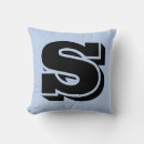 Search for letter s pillows Blue