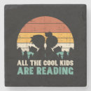 Search for book lover coasters Retro