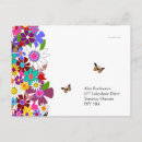 Search for unique response postcards Floral