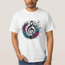 Search for musical notes tshirts Treble