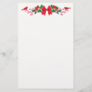 Search for christmas border stationery paper Holly