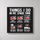 Search for truck canvas prints Fire