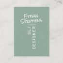 Search for sage green business cards Modern minimalist