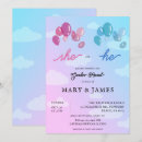 Search for rainbow gender reveal invitations Clouds