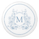 Recherche de initiales boutons et poignées de porte Vintage