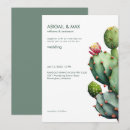 Recherche de desert cactus wedding invitations Couple