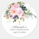 Search for girl first communion stickers Floral