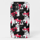 Search for white spots iphone cases Red