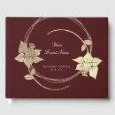 Search for burgundy guest books Foil
