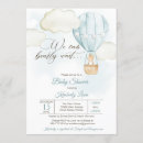 Recherche de hot air balloon invitations Bébé garçon