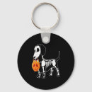 Search for dog skeletons keychains Pumpkin