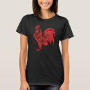 Search for rooster tshirts Red