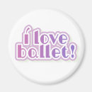 Recherche de danse classique magnets Ballerine