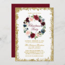 Search for gold glitter christmas invitations Party