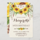 Search for feather birthday invitations Bohemian