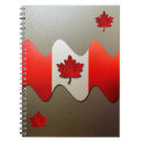 Search for canadian flag notebooks Red