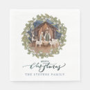 Search for christian christmas napkins Watercolor