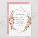 Recherche de roses fiançailles invitations Aquarelle