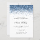 Search for navy blue glitter invitations Trendy