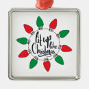 Search for lit ornaments Christmas tree