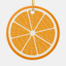 Search for orange fruit ornaments Tropical