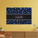 Search for blue glitter canvas prints Sparkly
