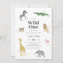 Search for wild one baby shower invitations Modern