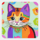 Search for art cat stickers Cartoon