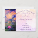 Search for impressionistic invitations Purple