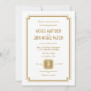 Search for white text invitations Vintage