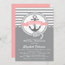Search for nautical bridal shower invitations Typography