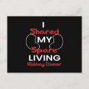Search for donors postcards Kidney transplant