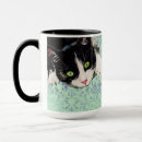 Recherche de tuxedo tasses Femme de chat