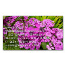 Recherche de fleur violette cartes visite Toute personne