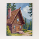 Search for log cabin puzzles Forest