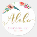 Search for tropical bridal shower stickers Hawaiian