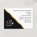Search for pet grooming business cards Sitter