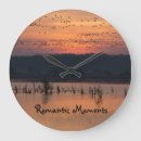 Recherche de murale de lever de soleil horloges Lac