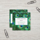 Search for peacock feather business cards Makeup artist